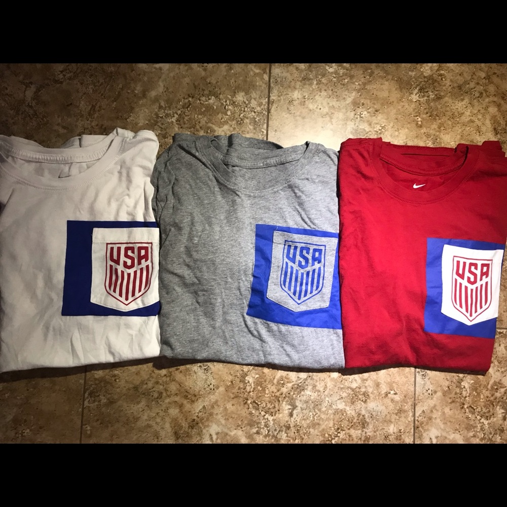 3 Nike Team USA shirts